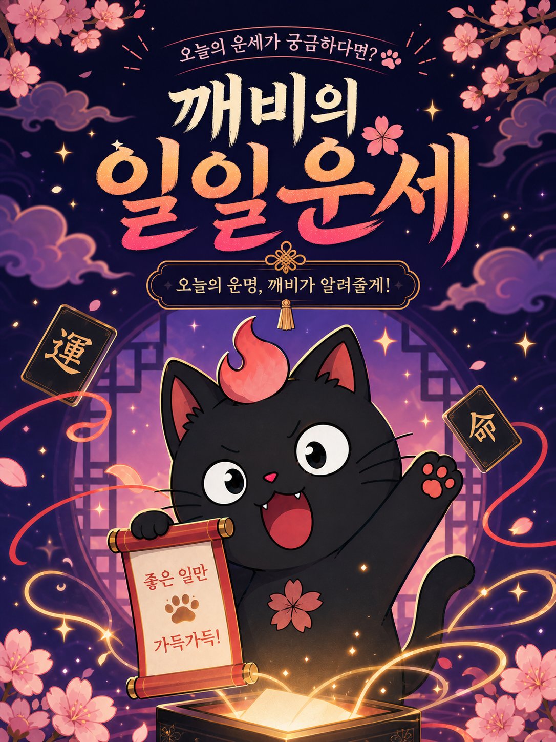 깨비의 일일운세 포스터